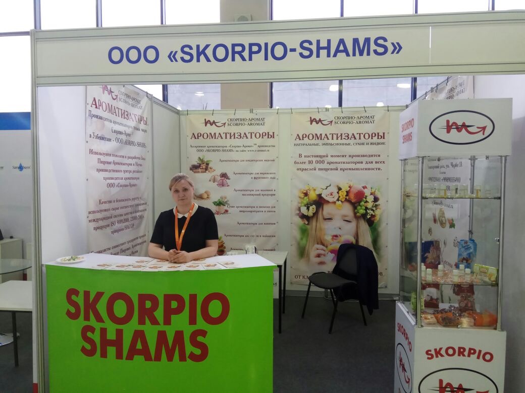 ООО «Skorpio-Shams» участвовало в выставке в г. Ташкент World Food Uzbekistan 2017